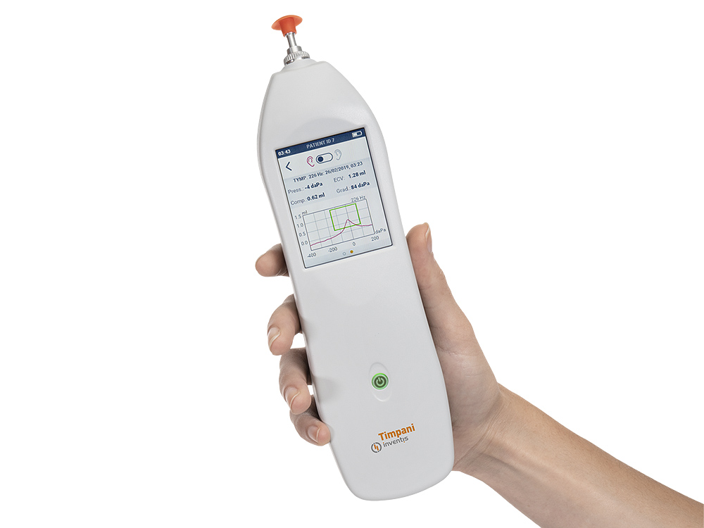 Inventis Timpani tympanometry and ipsilateral reflex test