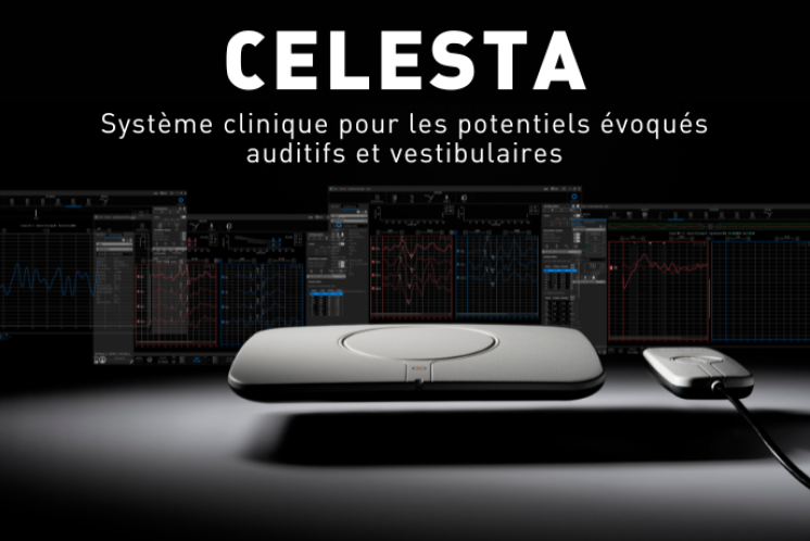 Celesta système clinique de pointe pour les potentiels évoqués auditifs et vestibulaires